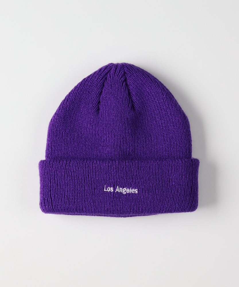 刺繍ロゴアクリルニットワッチ