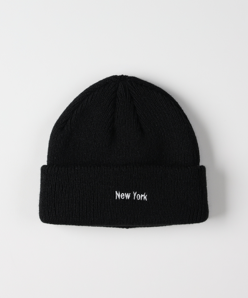 刺繍ロゴアクリルニットワッチ