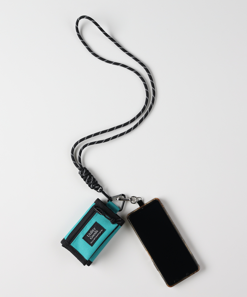 ネックストラップ付ミニウォレット