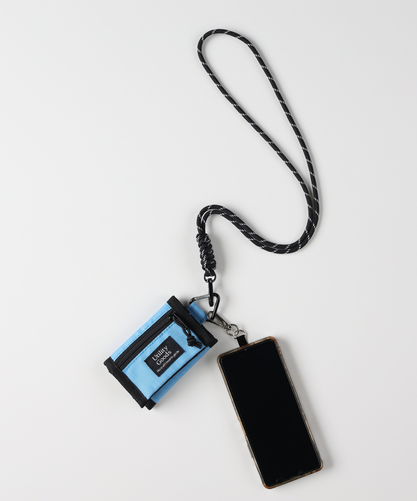 ネックストラップ付ミニウォレット