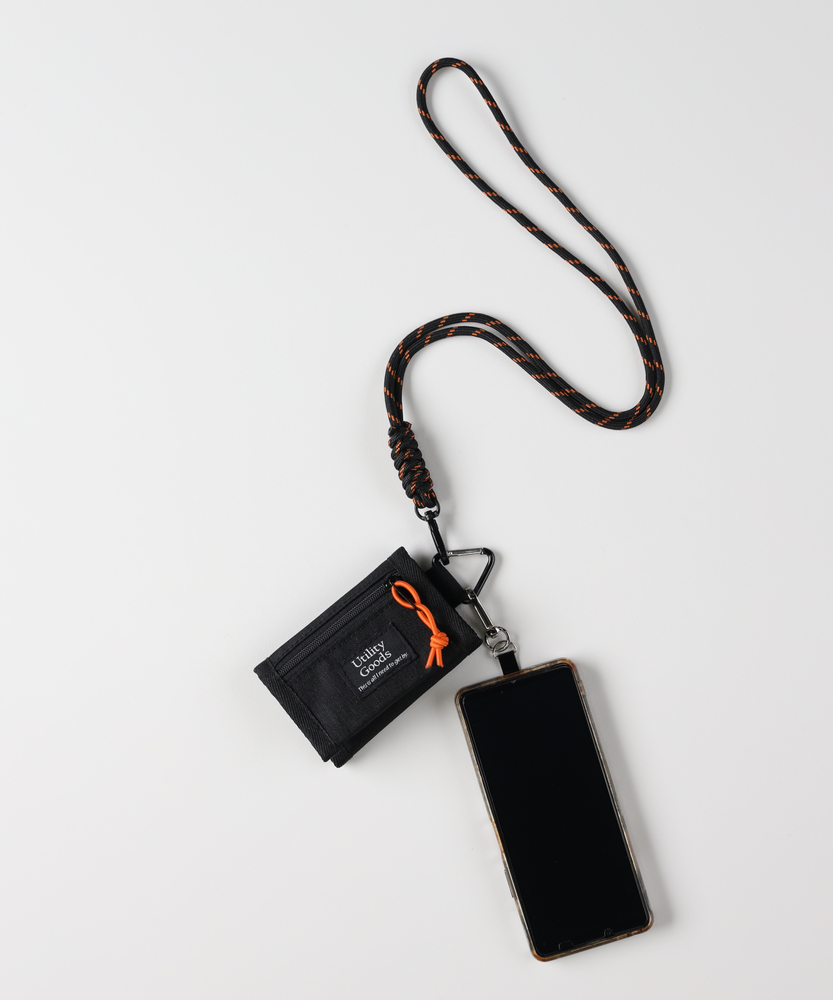 ネックストラップ付ミニウォレット