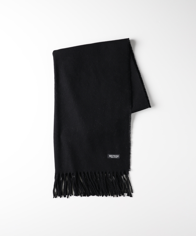 無地大判マフラー