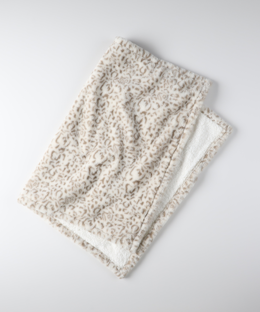 アニマル柄ブランケット