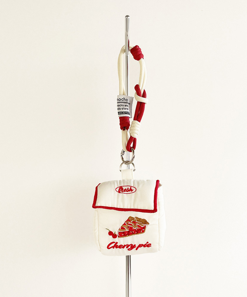 新品未使用　ヒロフポーチ リトルモカストラップミニポーチ(ONE SIZE レッド): その他｜Right-on