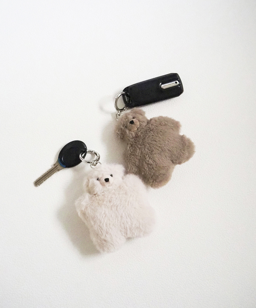 テディ手乗りチャーム(ONE SIZE ホワイト): ファッション雑貨｜Right