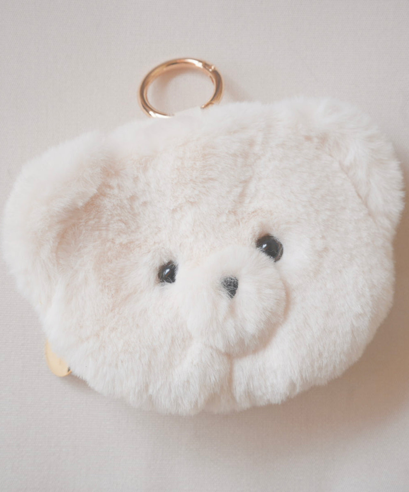 テディチャームポーチ(ONE SIZE ホワイト): ファッション雑貨｜Right