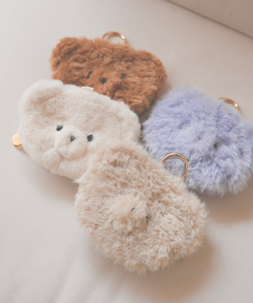 テディチャームポーチ(ONE SIZE ホワイト): ファッション雑貨｜Right