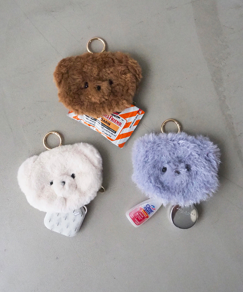 テディチャームポーチ(ONE SIZE ブラウン): ファッション雑貨｜Right