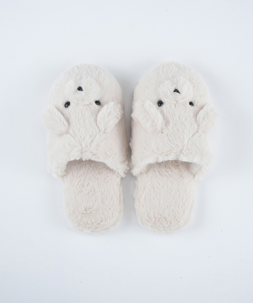 テディヒールスリッパ