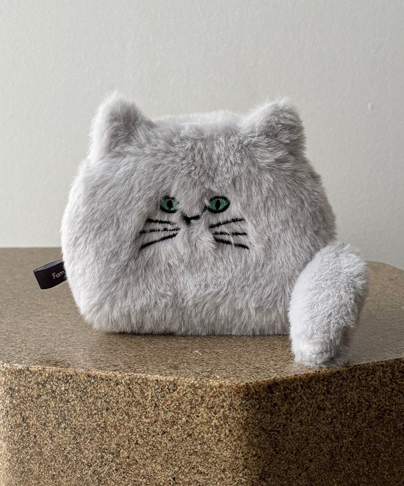 チャミーフェイスポーチ(ONE SIZE グレー): ファッション雑貨｜Right