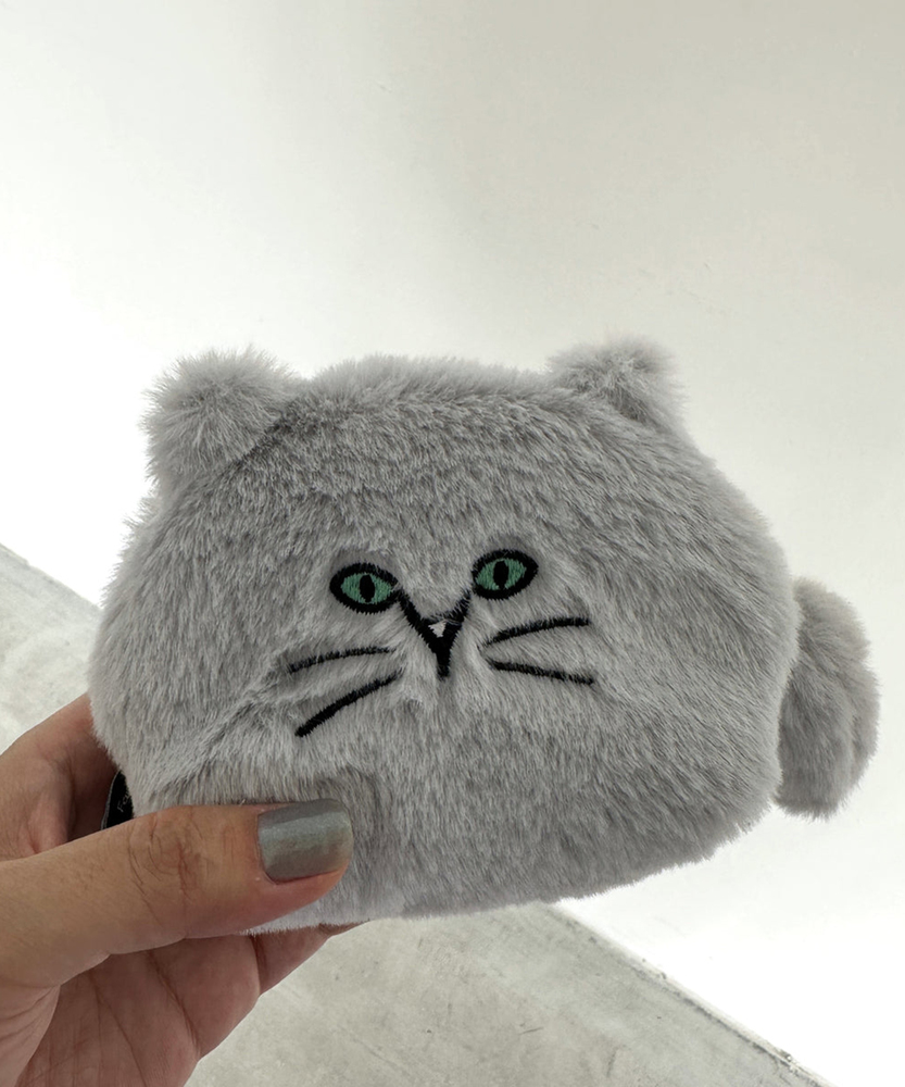 チャミーフェイスポーチ(ONE SIZE グレー): ファッション雑貨｜Right