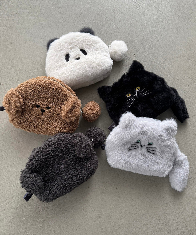 チャミーフェイスポーチ(ONE SIZE ホワイト): ファッション雑貨｜Right