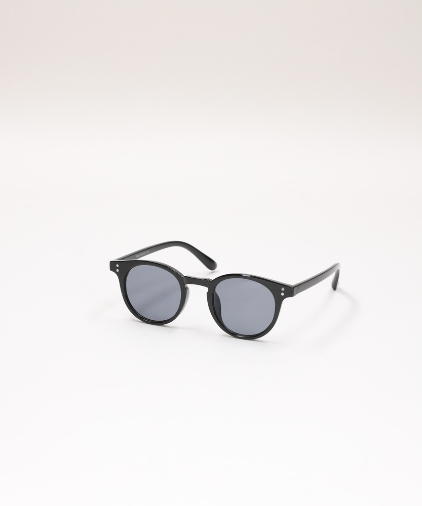 【値下げします】mavieサングラス　グレー UVカットサングラス（ファッショングラス）(ONE SIZE ブラック