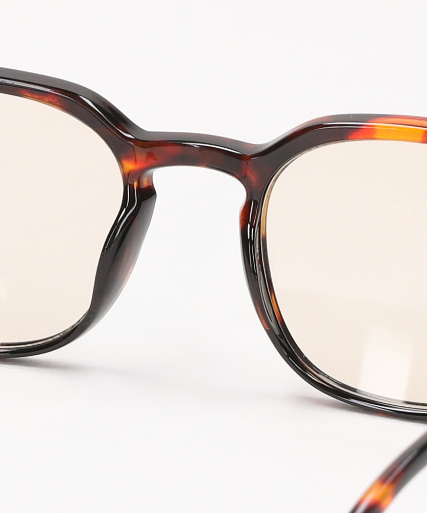 調光レンズサングラス（ファッショングラス）(ONE SIZE ブラウン