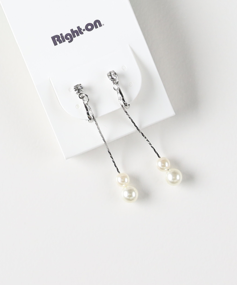 パールロングピアス(ONE SIZE シルバー): その他｜Right-on公式