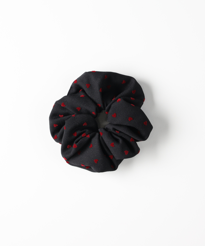 くくい様　シュシュ　20点 ハート柄シュシュ(ONE SIZE ブラック): ファッション雑貨｜Right-on