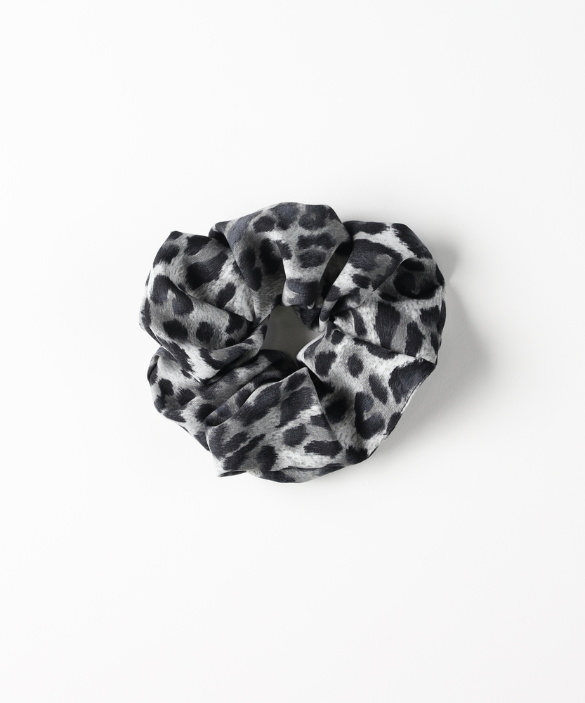 ヒョウ柄シュシュ(ONE SIZE ブラウン): ファッション雑貨｜Right-on