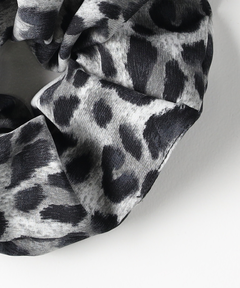 ヒョウ柄シュシュ(ONE SIZE ブラウン): ファッション雑貨｜Right-on