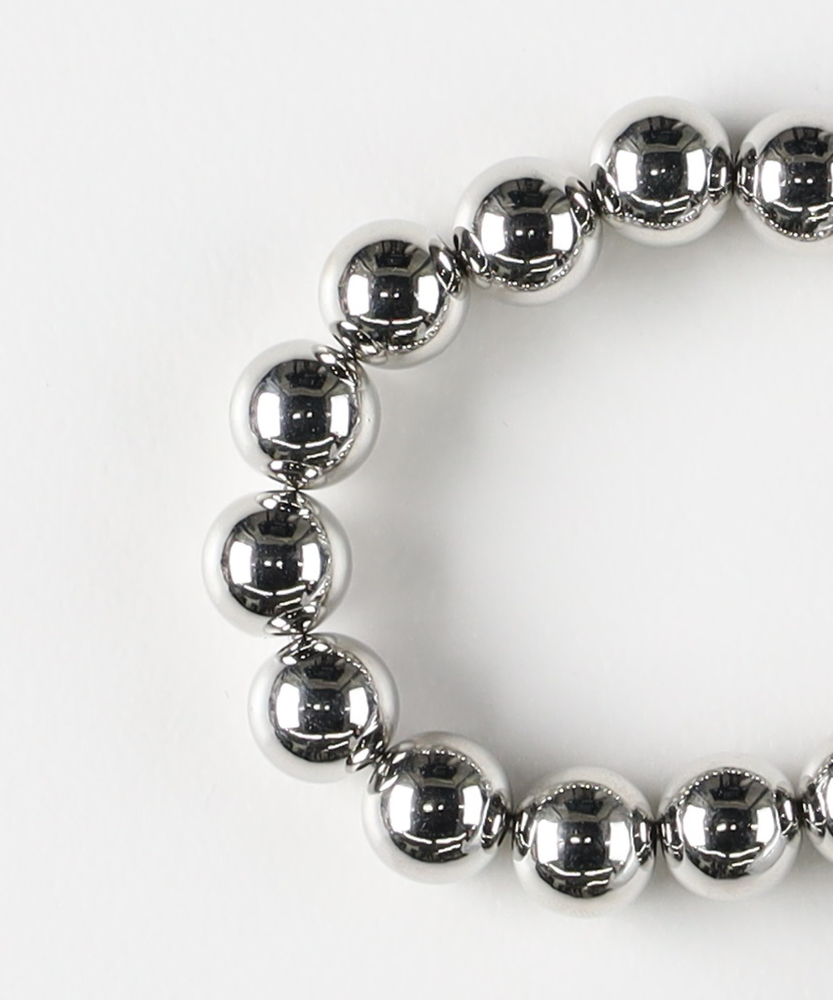 ハートチャームストラップ(ONE SIZE シルバー): ファッション雑貨