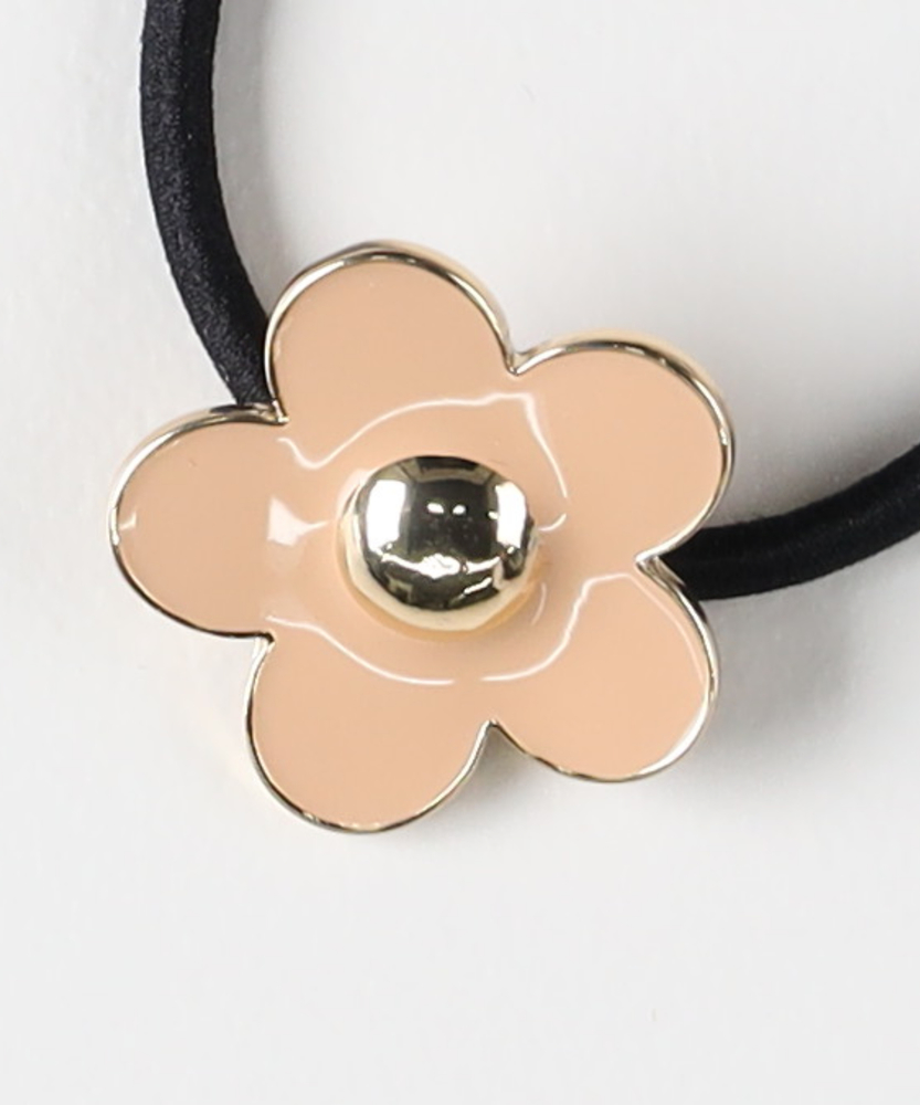 ヘアゴム　ベビーヘアクリップ　ゴールド刺繍フラワー　パールフラワー ヘアゴム ベビーヘアクリップ ゴールド刺繍フラワー パールフラワー