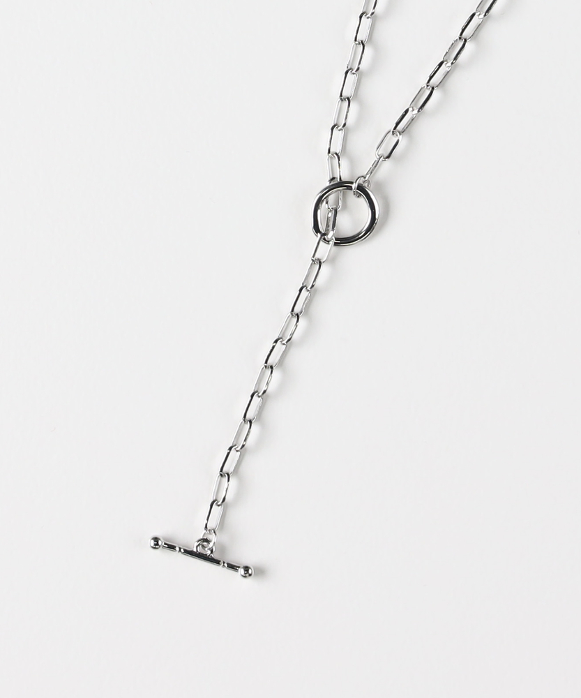 ショートチェーンネックレス(ONE SIZE シルバー): ファッション