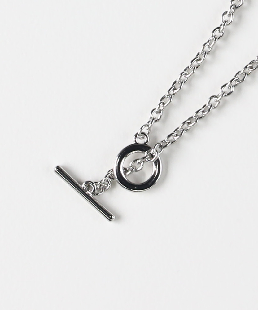 ミドルチェーンネックレス(ONE SIZE シルバー): ファッション雑貨