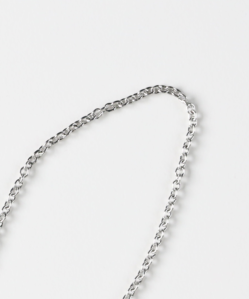 ミドルチェーンネックレス(ONE SIZE シルバー): ファッション雑貨