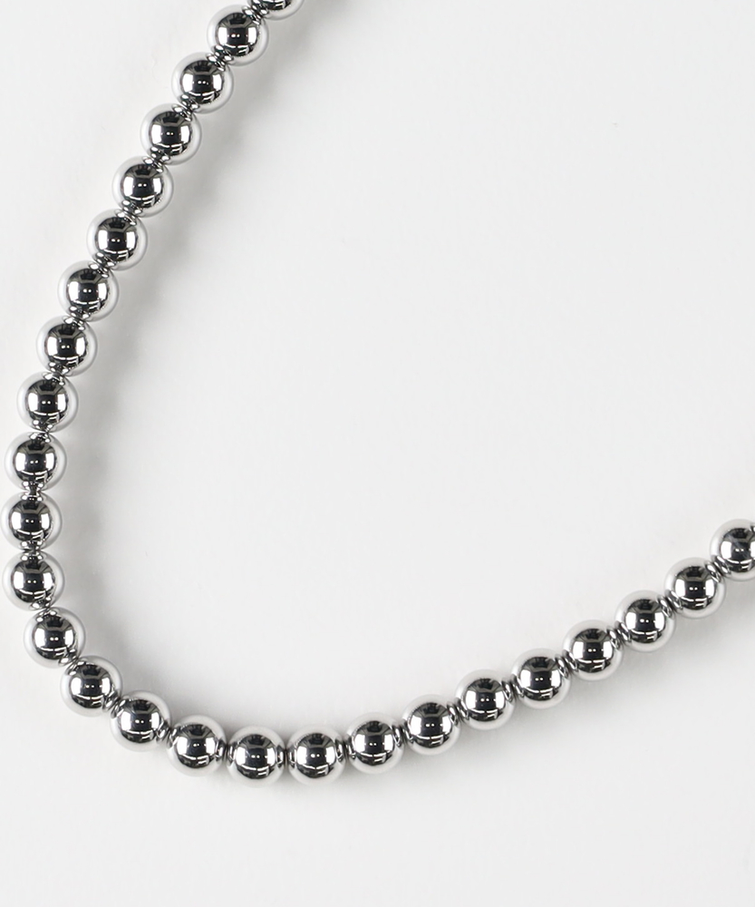 アクセサリー Meichan ボールチェーンネックレス(ONE SIZE シルバー): ファッション雑貨