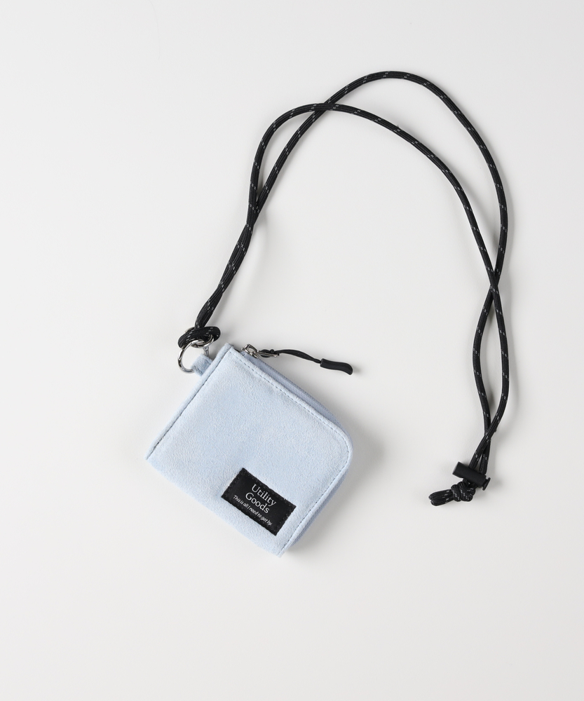 フェイクスエードミニウォレット