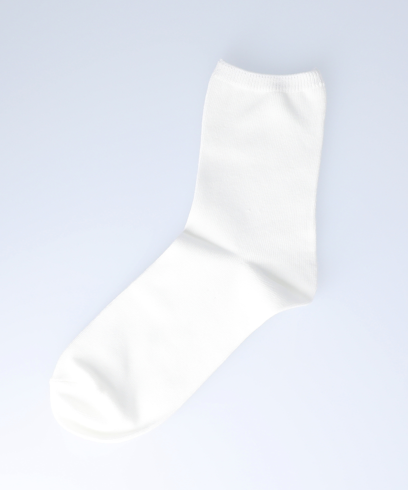 無地カラーソックス(23-25 オフシロ): 靴下/アンダーウェア｜Right-on