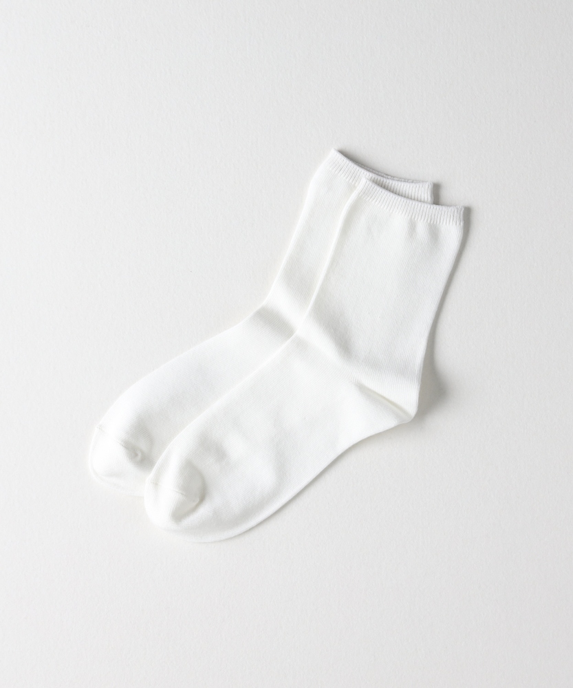 無地カラーソックス(23-25 オフシロ): 靴下/アンダーウェア｜Right-on