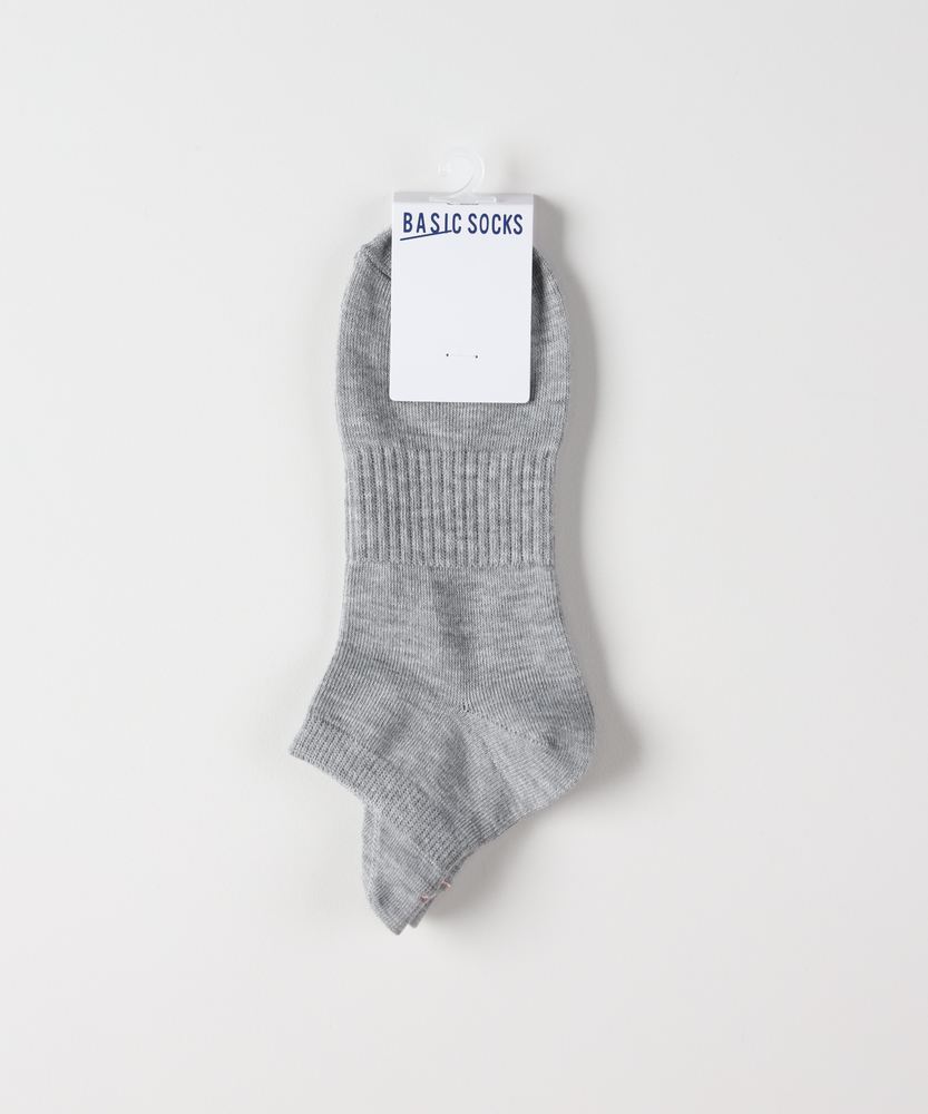 Aスマイル刺繍ソックス