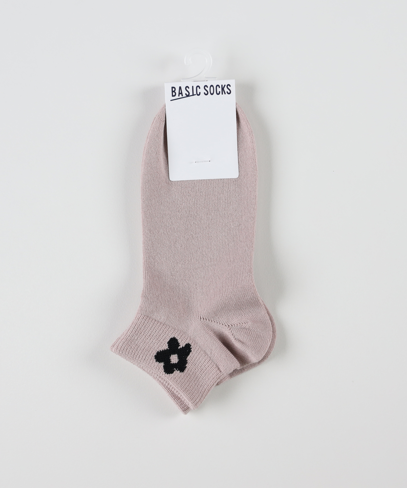 花モチーフソックス