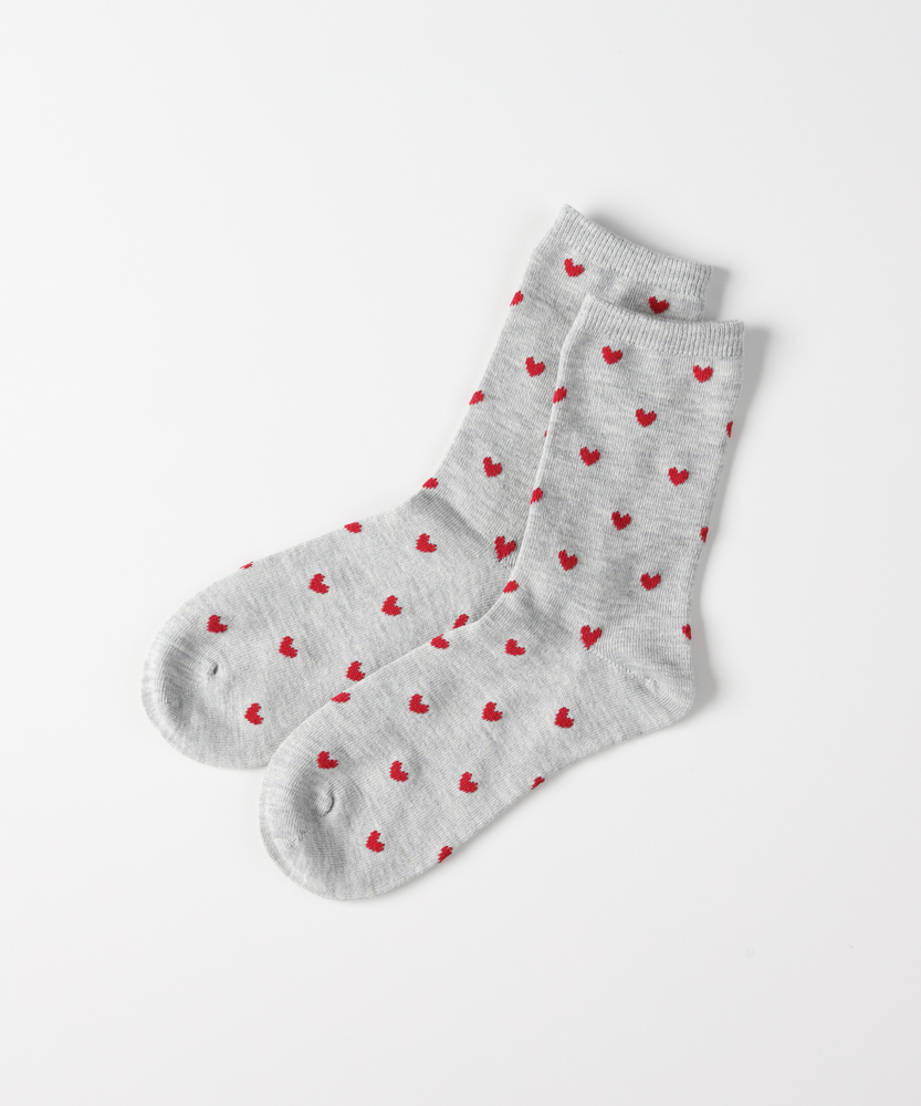 ハート柄ソックス