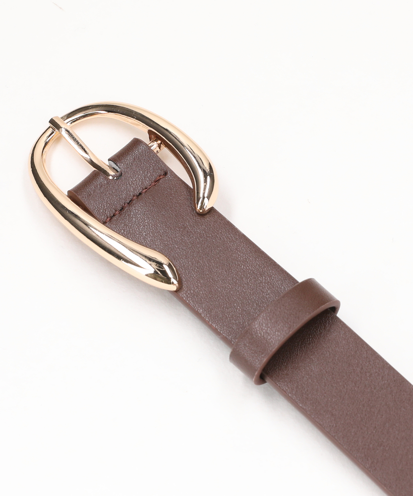 変形バックルベルト(ONE SIZE ブラウン): ファッション雑貨｜Right-on