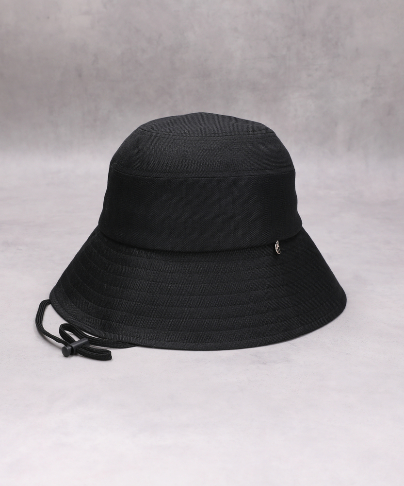 麻調バケットハット