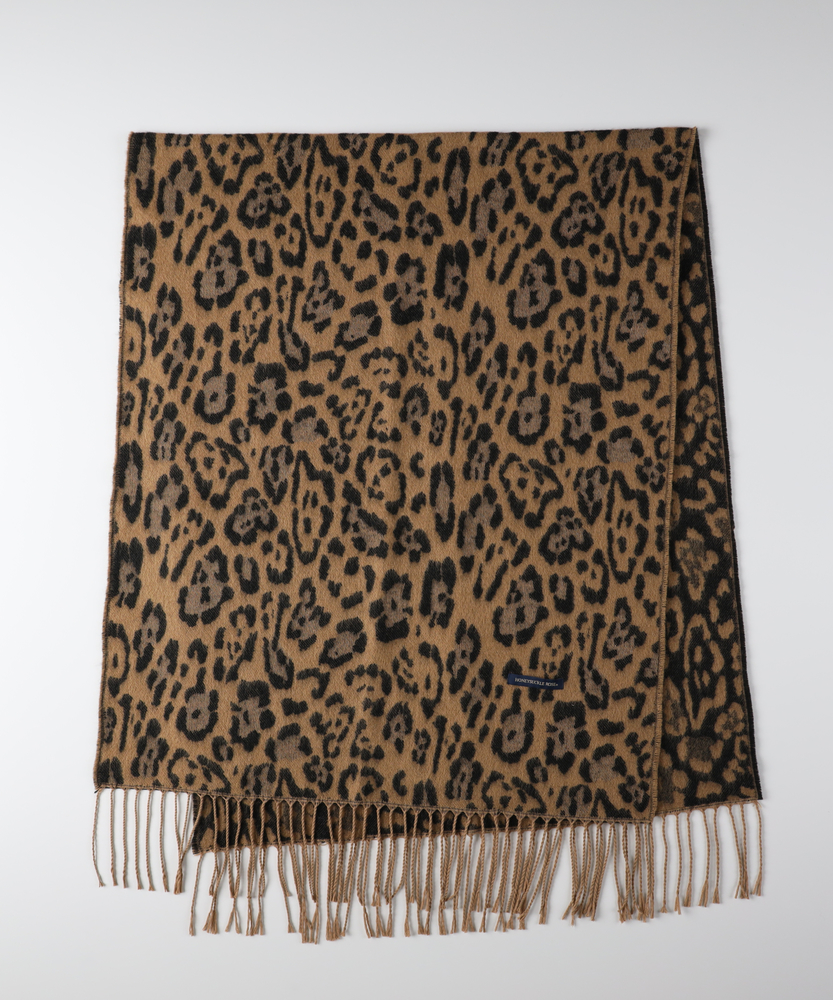 アニマル柄ストール(ONE SIZE ベージュ): ファッション雑貨｜Right-on