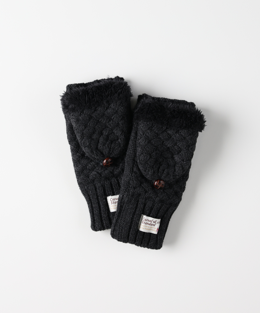 ニット指切りグローブ