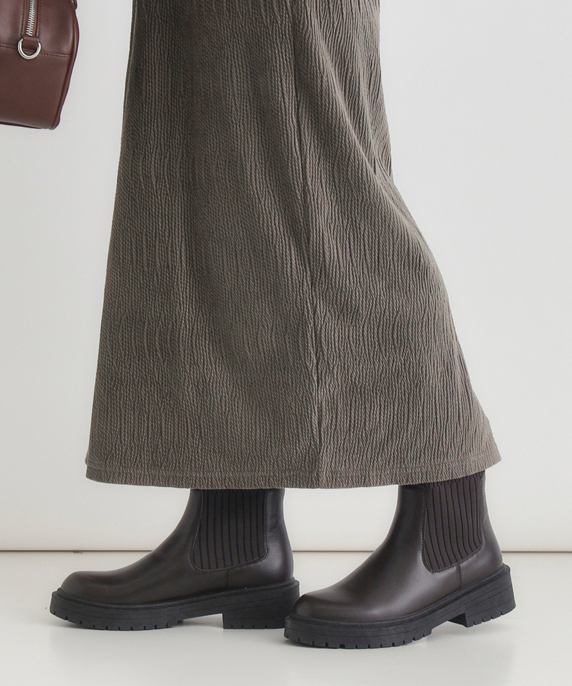 サイドゴアミドルブーツ