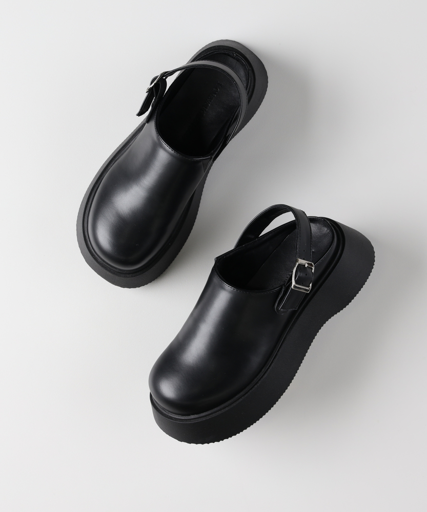 厚底サボシューズ