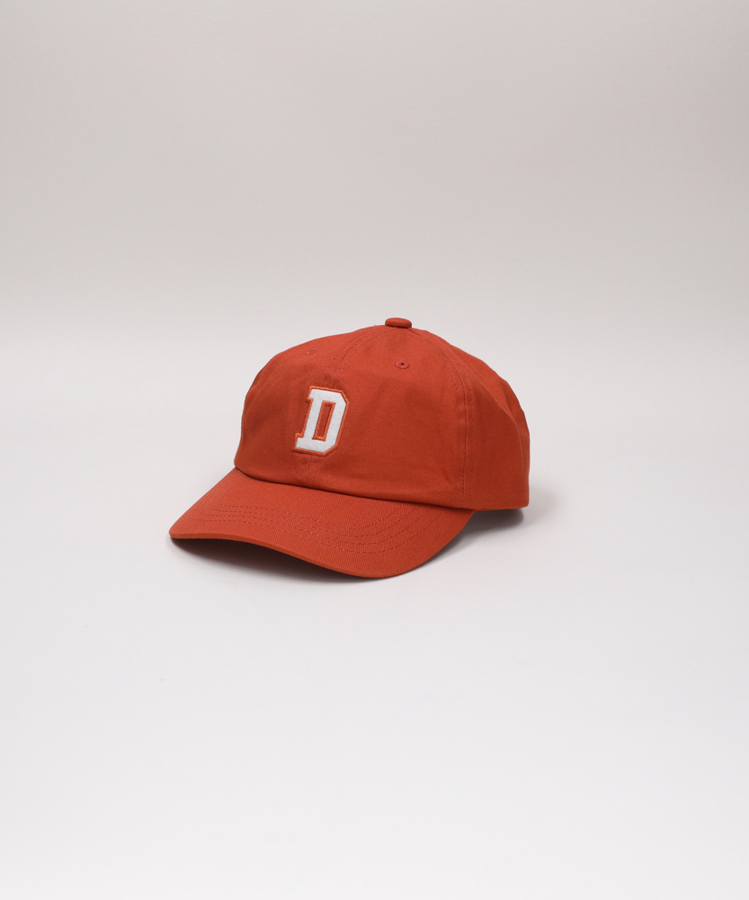 イニシャルワッペンキャップ(ONE SIZE オレンジ): ファッション