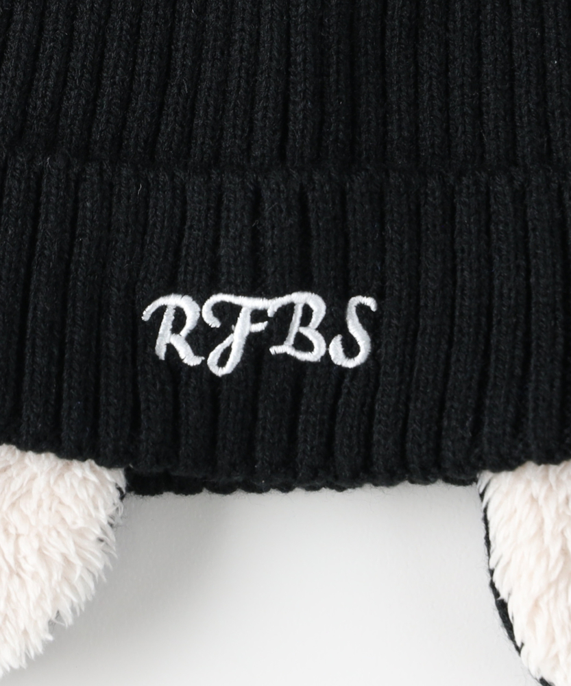 耳付きボンボンニットワッチ(ONE SIZE ベージュ): ファッション雑貨