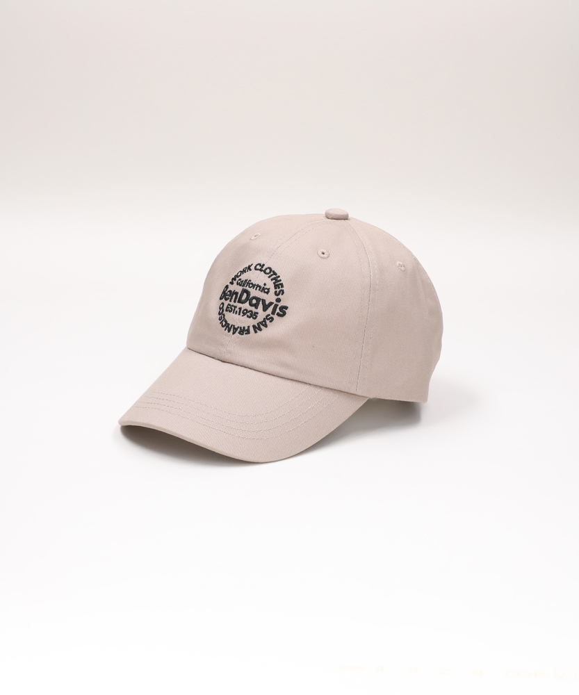 サークルロゴ刺繍キャップ(ONE SIZE ブルー): ファッション雑貨