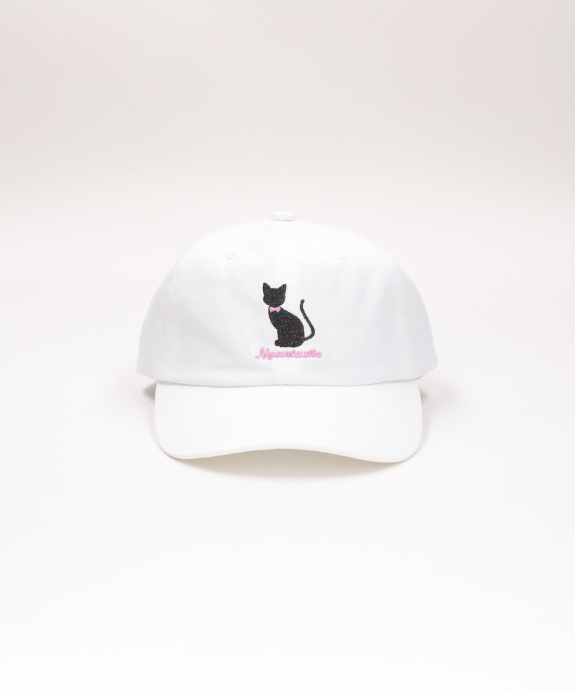 アニマルモチーフキャップ(ONE SIZE ホワイト): ファッション雑貨