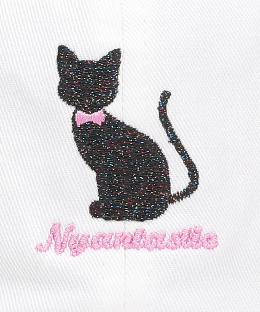 アニマルモチーフキャップ(ONE SIZE ホワイト): ファッション雑貨