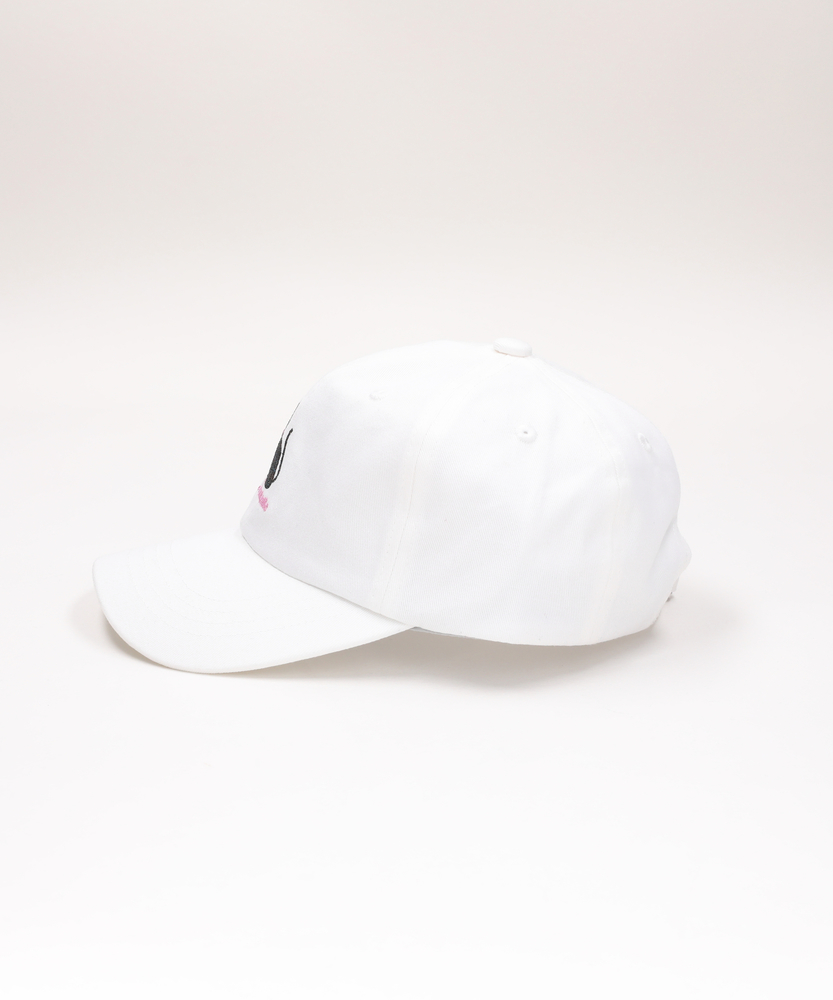 アニマルモチーフキャップ(ONE SIZE ホワイト): ファッション雑貨