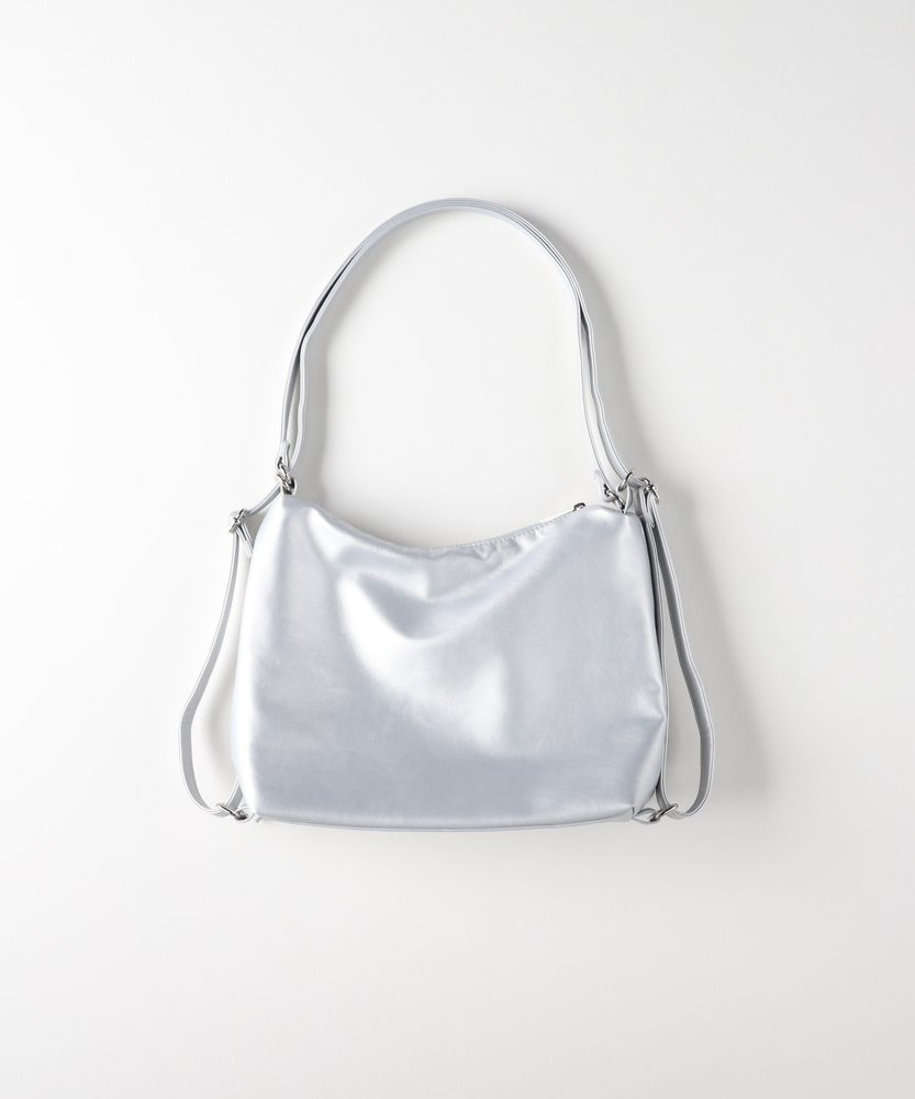 2WAYリボンバッグ(ONE SIZE シルバー): ファッション雑貨｜Right