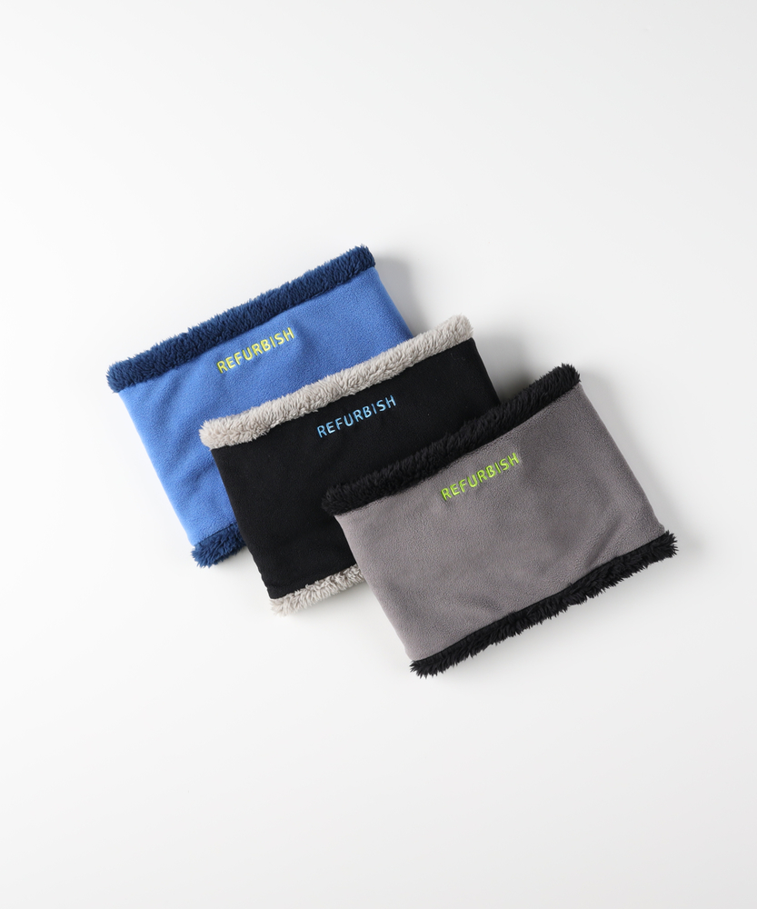 【値下げ中】1PIU1UGUALE3 ブラック ネックウォーマー 1PIU1UGUALE3 ブラック ネックウォーマー マフラー/ ネック