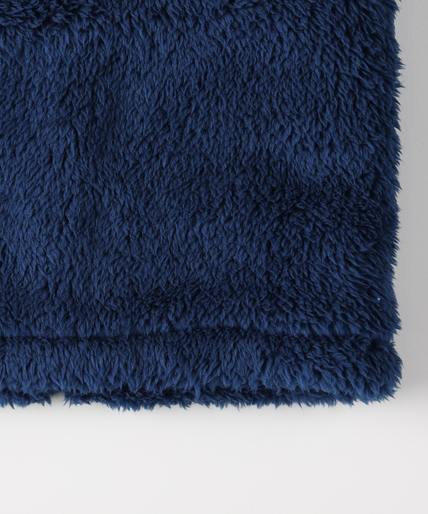 ロゴ刺繍ネックウォーマー(ONE SIZE ブラック): ファッション