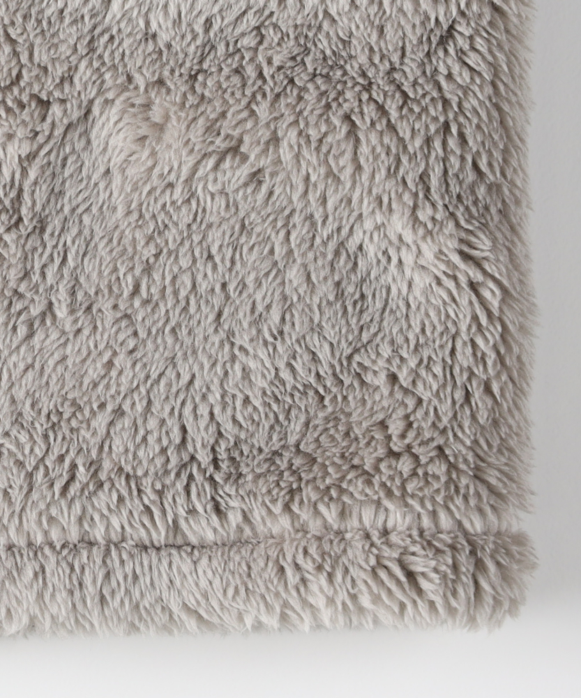 ロゴ刺繍ネックウォーマー(ONE SIZE ブラック): ファッション